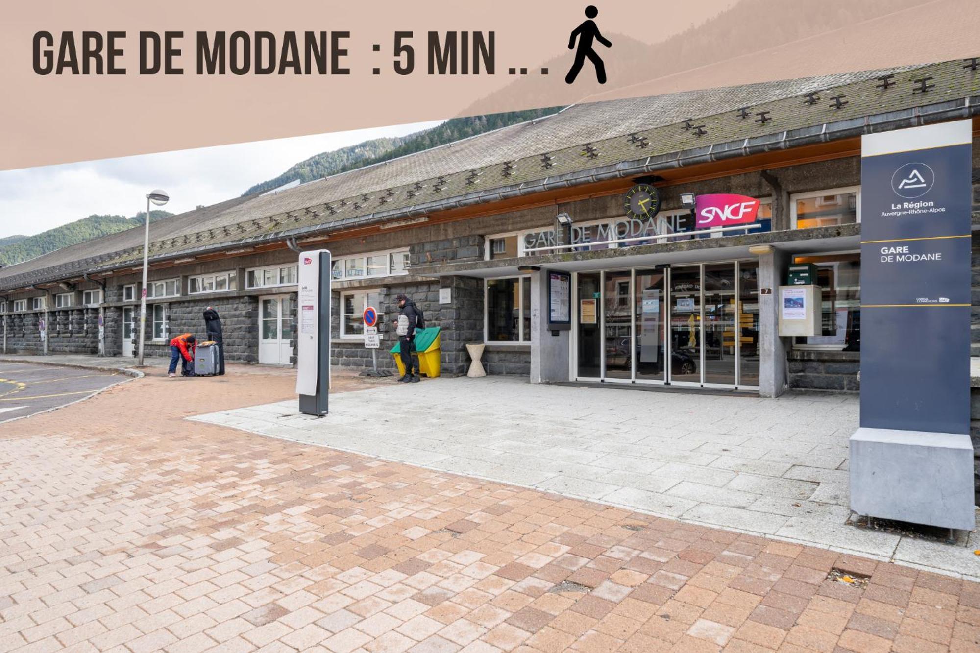 Le Modania - Gare - A 15 Mn Des Pistes Appartement